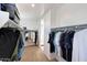 Walk-in closet with carpet and shelving providing plenty of storage space at 30683 W Amelia Ave, Buckeye, AZ 85396