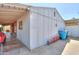 View of home's exterior with yard, garage, and exterior ladder at 3413 W Ocotillo Rd, Phoenix, AZ 85017