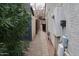 Side yard pathway with pavers at 3435 E Amber Ln, Gilbert, AZ 85296