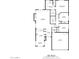 Detailed floor plan showcasing the layout of the home, including dimensions of each room at 3907 E Topeka Dr, Phoenix, AZ 85050