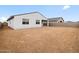 A house in a backyard with fresh dirt at 4795 W Hunter Trl, San Tan Valley, AZ 85144