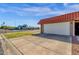 Attached two-car garage with a large driveway presents convenient parking at 5316 S Palm Dr, Tempe, AZ 85283