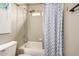 Clean bathroom with a tub-shower combination at 628 N El Dorado Dr, Gilbert, AZ 85233