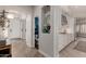 Bright kitchen features white cabinets, stainless appliances, and modern finishes at 6916 E Trailridge Cir, Mesa, AZ 85207
