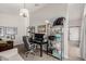 Functional home office with ample storage, desk space, and comfortable seating at 6916 E Trailridge Cir, Mesa, AZ 85207