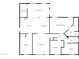 Detailed floor plan showcasing the layout of the home, including the kitchen, bedrooms, and living spaces at 7334 W Comet Ave, Peoria, AZ 85345