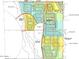 A community map showcasing parcel layouts, roads, park areas, and neighborhood boundaries at 7670 W Crabapple Dr, Peoria, AZ 85383