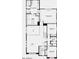 This is a home second floor plan featuring a primary suite, three bedrooms, two bathrooms, and a laundry room at 7670 W Crabapple Dr, Peoria, AZ 85383