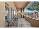 Outdoor patio with seating area that provides an open view of the neighborhood at 8245 E Bell Rd # 133, Scottsdale, AZ 85260