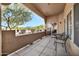 Relaxing outdoor patio with comfortable seating and scenic views at 8245 E Bell Rd # 133, Scottsdale, AZ 85260
