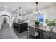 This spacious kitchen features modern appliances, a large island, and an adjacent dining area at 9439 E Trailside Vw, Scottsdale, AZ 85255