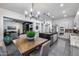 This spacious kitchen features modern appliances, a large island, and an adjacent dining area at 9439 E Trailside Vw, Scottsdale, AZ 85255