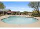 Beautiful pool with a large tanning shelf and plenty of room for swimming laps at 9439 E Trailside Vw, Scottsdale, AZ 85255