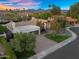 Overhead view of the property, highlighting the expansive lot and mature trees at 9760 E San Salvador Dr, Scottsdale, AZ 85258