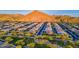 Aerial community view featuring well-maintained landscaping and mountain views at 10260 W Pinnacle Vista Dr, Peoria, AZ 85383
