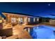 Backyard features a gorgeous private pool with built-in barbeque area and ample seating at 10260 W Pinnacle Vista Dr, Peoria, AZ 85383