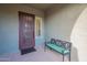 Covered porch area includes seating and shade at 10260 W Pinnacle Vista Dr, Peoria, AZ 85383