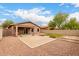 Spacious backyard with patio and desert landscaping at 10835 W Saddlehorn Rd, Peoria, AZ 85383