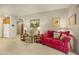 Spacious living room with a ceiling fan and plush seating at 10960 E Monte Ave # 169, Mesa, AZ 85209