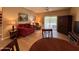 Comfortable living room featuring plush seating and access to the outdoors at 10960 E Monte Ave # 169, Mesa, AZ 85209
