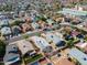 Charming aerial view of a residential neighborhood featuring well-kept homes and tree-lined streets at 11815 N 75Th Ln, Peoria, AZ 85345