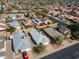Charming neighborhood aerial view of homes with inviting landscaping and neighborhood streets at 11815 N 75Th Ln, Peoria, AZ 85345