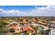 Sprawling aerial view showcasing the community, its mature landscaping, and desert surroundings at 12436 S 38Th Pl, Phoenix, AZ 85044