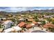 Scenic aerial view of the community highlighting desert landscape, nearby mountains, and tile roofs at 12436 S 38Th Pl, Phoenix, AZ 85044