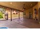 Back patio with view of pool and sliding glass door to home at 12436 S 38Th Pl, Phoenix, AZ 85044
