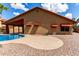 Charming backyard with pool, desert landscaping, and privacy at 12436 S 38Th Pl, Phoenix, AZ 85044
