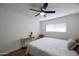 Bright bedroom with a comfortable bed, ceiling fan and lots of light at 1302 E Maryland Ave # 15, Phoenix, AZ 85014