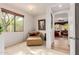 This cozy sitting room is bright with a window and is connected to the main living area at 13300 E Via Linda -- # 1065, Scottsdale, AZ 85259