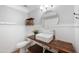 Bathroom showcasing a vessel sink, wood vanity, and modern fixtures for a stylish and functional space at 222 N Miller St, Mesa, AZ 85203