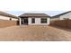 Backyard of the home is graded for new landscaping at 23403 W Albeniz Pl, Buckeye, AZ 85326