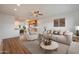 Bright living room with stylish furnishings and hardwood floors at 2436 E Elm St, Phoenix, AZ 85016