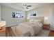 Serene main bedroom with neutral tones and natural light at 2436 E Elm St, Phoenix, AZ 85016