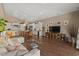 Expansive living area connecting to a modern kitchen and dining area, providing an ideal space for gatherings at 2926 E Minnezona Ave, Phoenix, AZ 85016
