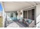 Cozy covered porch featuring comfortable seating and a welcoming decor at 3104 E Broadway Rd # 170, Mesa, AZ 85204