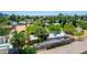 Aerial view showcasing the residential neighborhood and surrounding landscape at 330 W Minnezona Ave, Phoenix, AZ 85013