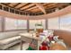 Unique living room features a curved wall with large window offering outdoor views at 330 W Minnezona Ave, Phoenix, AZ 85013