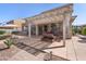 Spacious covered patio with ample seating and outdoor entertaining space at 4340 S Marble St, Gilbert, AZ 85297