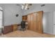 Office with a large desk and built-in storage, perfect for a productive workspace at 4809 W Erie St, Chandler, AZ 85226