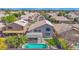Aerial view of community featuring single Gathering homes at 740 N Bradley Dr, Chandler, AZ 85226