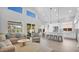 Bright open-concept living space featuring a modern kitchen and seamless indoor/outdoor flow at 740 N Bradley Dr, Chandler, AZ 85226