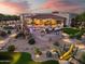 Expansive backyard features a custom pool, golf area, cacti and desert plants offering a serene escape at 7788 E Morning Vista Ln, Scottsdale, AZ 85266
