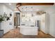 Bright, open kitchen with a large island, stainless steel appliances, and decorative accents at 7788 E Morning Vista Ln, Scottsdale, AZ 85266