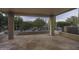 Comfortable covered patio with stone flooring and outdoor space at 9690 W Martin Rd, Casa Grande, AZ 85194
