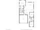 Detailed floor plan showcasing the layout of the home, including the primary bedroom, living room, kitchen, and garage at 26242 N 122Nd Ln, Peoria, AZ 85383