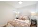 Cozy bedroom with a comfortable bed, soft lighting, and minimalist decor at 11416 N Blackheath Rd, Scottsdale, AZ 85254