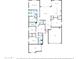 Detailed floor plan showcasing the layout of the home, including rooms and dimensions at 11609 W Andrew Ln, Peoria, AZ 85383
